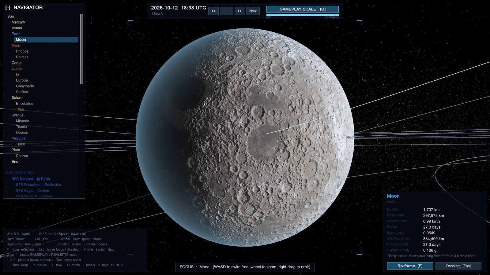 The Moon's far side at a low sun angle, with LOLA relief